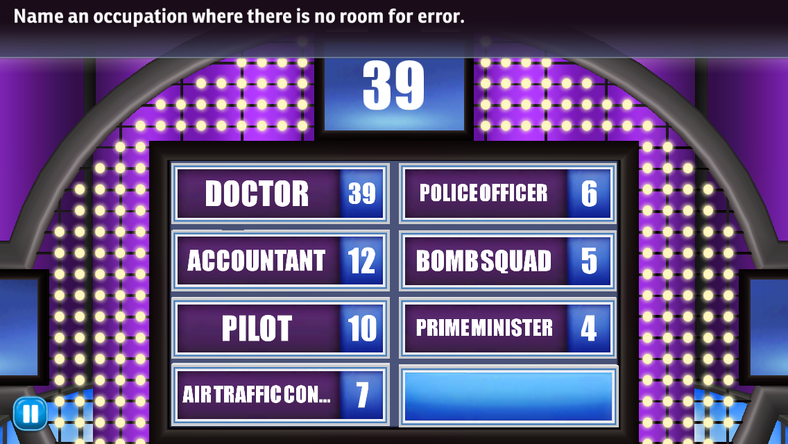 Family Feud and Friends Game Answers Revealed! Name an occupation